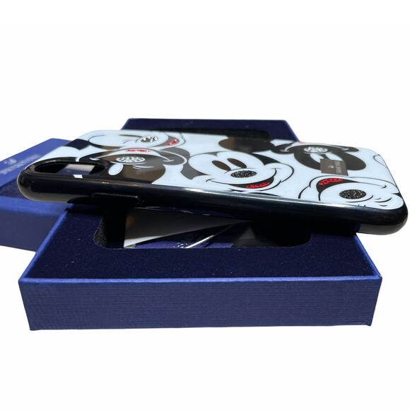 Swarovski Crystal Iphone X / XS Mickey Mouse Face Phone Case New - Picture 4 of 6